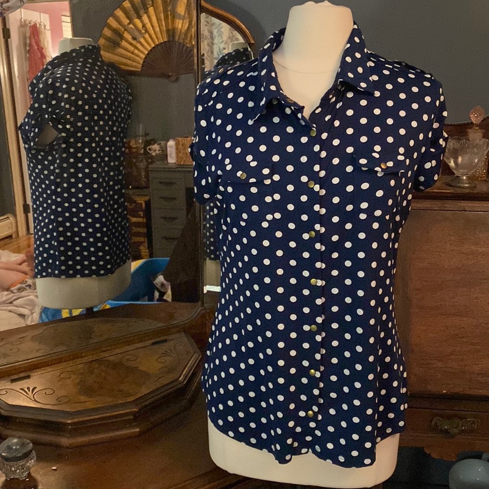 Bcbgmaxazria Snap Button Top - image 1